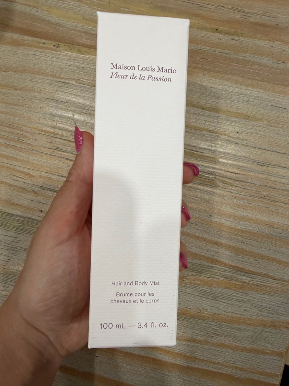 Brand New Maison Louis Marie Fleur de la Passion Hair & Body Mist